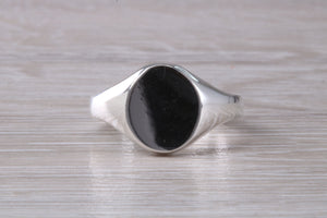 Very Chunky and Heavy Oval Signet Ring