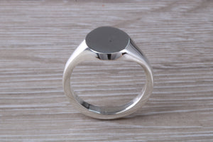 Very Chunky and Heavy Oval Signet Ring