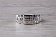 Load image into Gallery viewer, Watch Strap Signet Ring set With C Z
