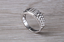 Load image into Gallery viewer, Watch Strap Signet Ring set With C Z
