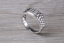 Load image into Gallery viewer, Watch Strap Signet Ring set With C Z