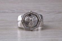 Load image into Gallery viewer, Large chunky American Eagle Ring