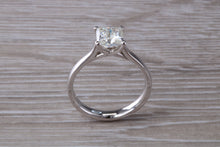 Load image into Gallery viewer, 1.25 carat Princess cut Moissanite Diamond Solitaire