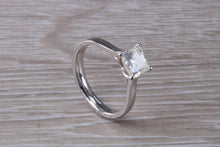 Load image into Gallery viewer, 1.25 carat Princess cut Moissanite Diamond Solitaire