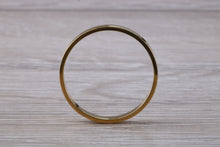 Load image into Gallery viewer, 3mm Wide Flat Profile 18ct Yellow Gold Band