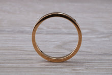 Load image into Gallery viewer, 2.50 mm wide 18ct Rose Gold Band, Flat Profile