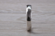 Load image into Gallery viewer, 4mm Court Profile Simple Platinum Wedding Band