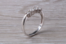 Load image into Gallery viewer, Four Round cut Diamonds set 18ct White Gold Ring