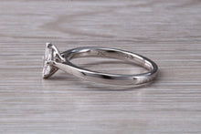 Load image into Gallery viewer, Minimalist Marquise cut Diamond set Platinum Solitaire