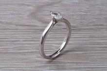 Load image into Gallery viewer, Minimalist Marquise cut Diamond set Platinum Solitaire