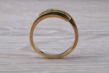 Load image into Gallery viewer, Natural Emerald set Yellow Gold Ring