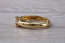 Load image into Gallery viewer, Chunky and Heavy Diamond set 18ct Yellow Gold Ring