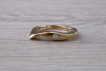 Load image into Gallery viewer, Unusual Diamond set Yellow Gold Ring
