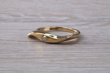 Load image into Gallery viewer, Unusual Diamond set Yellow Gold Ring