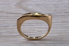 Load image into Gallery viewer, Unusual Diamond set Yellow Gold Ring