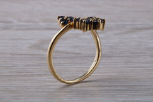Load image into Gallery viewer, Ceylon Sapphire Flower Ring