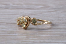 Load image into Gallery viewer, Brazilian Chrysoberyl set Yellow Gold Ring
