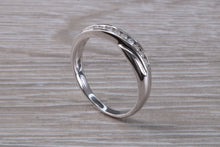 Load image into Gallery viewer, Diamond set Crossover Ring