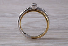 Load image into Gallery viewer, Wrap Over Two Tone 18ct Gold Diamond set Ring