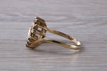 Load image into Gallery viewer, Love Heart Sapphire set Yellow Gold Ring