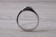 Load image into Gallery viewer, Crossover Baguette cut Diamond set 18ct White Gold Ring