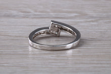 Load image into Gallery viewer, Crossover Baguette cut Diamond set ring