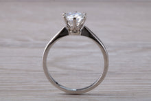 Load image into Gallery viewer, One carat Moissanite Diamond set in a Six Claw Solitaire