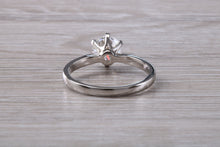 Load image into Gallery viewer, One carat Moissanite Diamond set in a Six Claw Solitaire