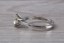 Load image into Gallery viewer, One carat Platinum Diamond Solitaire, set in six Claw Ring, Simple and Elegant Solitaire