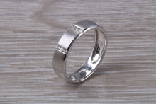 Load image into Gallery viewer, 5 mm Wide Diamond set 18ct White Gold Wedding Band