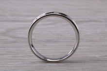 Load image into Gallery viewer, 4 mm Wide Diamond set 18ct White Gold Band