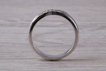 Load image into Gallery viewer, 4 mm wide Crossover Diamond set Band