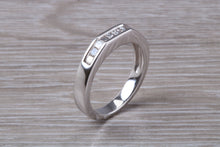 Load image into Gallery viewer, Half carat Princess cut Diamonds set Eternity Ring
