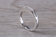 Load image into Gallery viewer, Half carat Princess cut Diamonds set Eternity Ring
