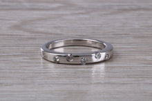Load image into Gallery viewer, Round cut Diamond set 18ct White Gold Ring