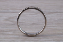 Load image into Gallery viewer, Beautiful Diamond set 18ct White Gold Band