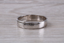 Load image into Gallery viewer, 4 mm Wide Diamond Set White Gold Wedding Ring