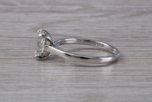 Load image into Gallery viewer, 1.25 carat Emerald Cut Diamond set Platinum Solitaire