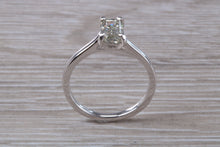 Load image into Gallery viewer, 1.25 carat Emerald Cut Diamond set Platinum Solitaire