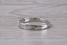 Load image into Gallery viewer, Traditional Baguette cut Diamond Eternity Ring