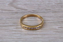 Load image into Gallery viewer, Traditional Diamond set 18ct Yellow Gold Eternity Ring