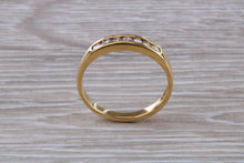 Load image into Gallery viewer, Traditional Diamond set 18ct Yellow Gold Eternity Ring
