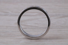 Load image into Gallery viewer, 5 mm wide Diamond set White Gold Band