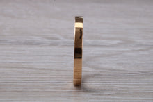 Load image into Gallery viewer, 2.50 mm wide 18ct Rose Gold Band, Flat Profile