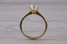 Load image into Gallery viewer, Beautiful Charles and Colvard 1 carat Mossainte with Natural Diamonds set Ring