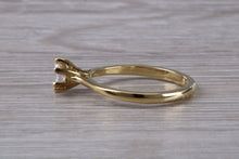 Load image into Gallery viewer, Dainty and Petite Half carat Moissanite Diamond Solitaire