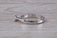 Load image into Gallery viewer, Classic Half carat D VS 1 graded natural certified Diamond set Platinum Solitaire, GIA Certified