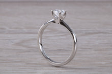 Load image into Gallery viewer, 0.73 carat Certified Natural Diamond set Classic Platinum Solitaire