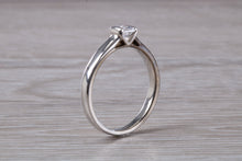 Load image into Gallery viewer, Minimalist and Petite Diamond Solitaire