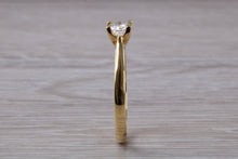 Load image into Gallery viewer, Simple and Petite Half carat Moissanite Diamond Soliatire